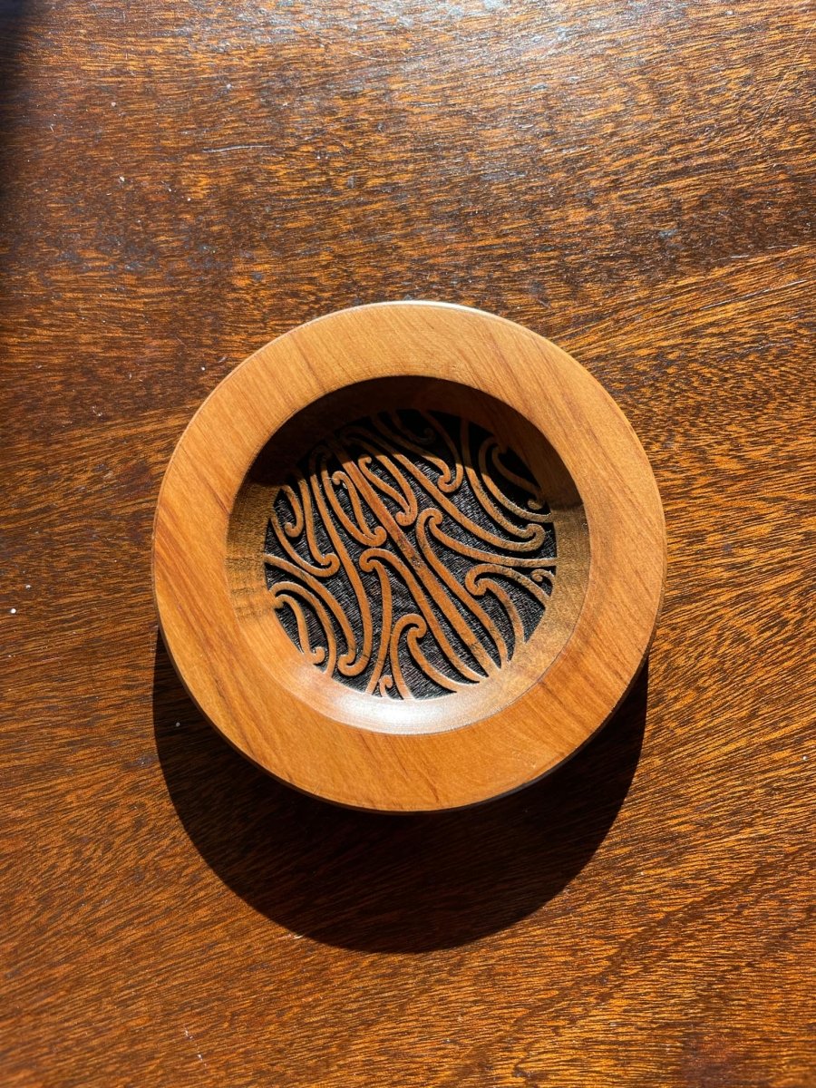 Round Ring Dish - Puhoro Design - Native Timber - Revolution Aotearoa